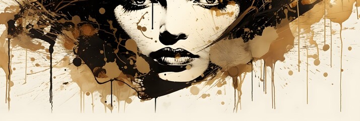 Coffee background illustration design, coffee beans, caffeine