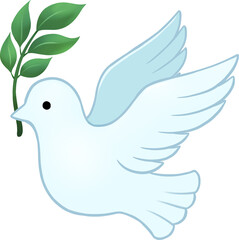 dove with peace