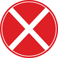 Fototapeta premium do not enter sign