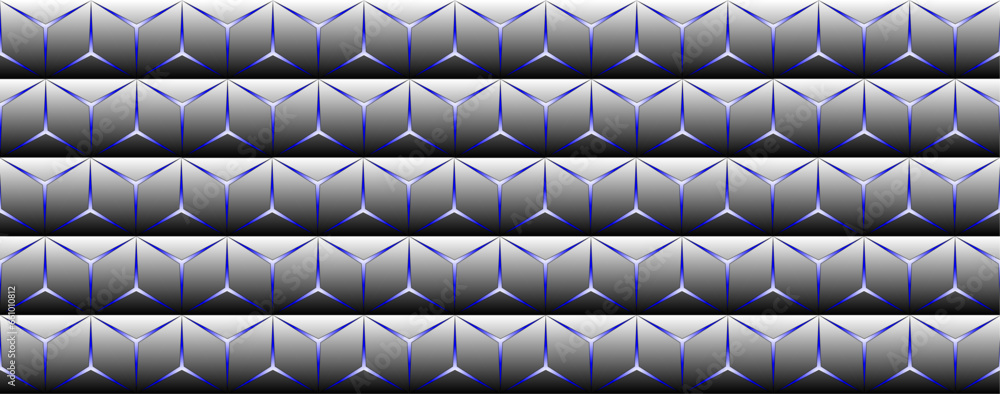 Poster abstract pattern design, blue metal grid pattern design, abstract purple background, seamless patter