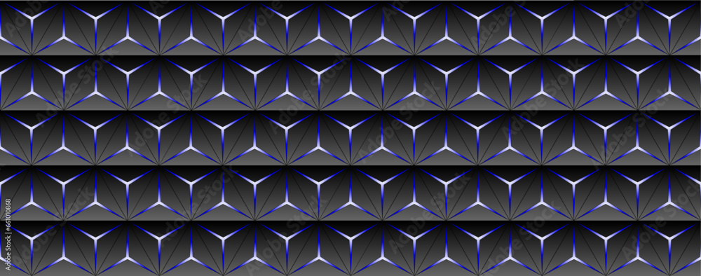 Poster abstract purple pattern design, metal grid design, abstract background, seamless pattern design, tri