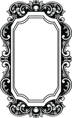 Antique mirror frame