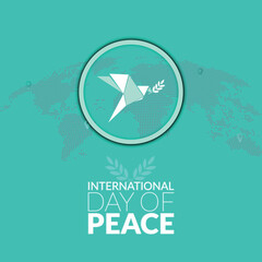 International Day of Peace Illustration Template