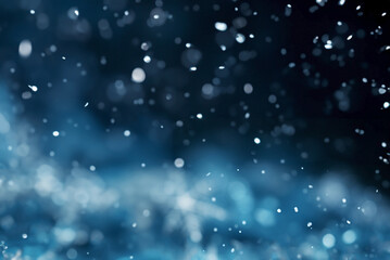 Fototapeta premium winter background with sparkling snowflakes