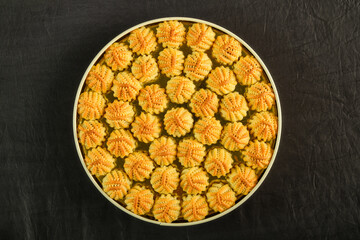 A box of assorted Arabic sweets with pistachios and semolina-2.jpg