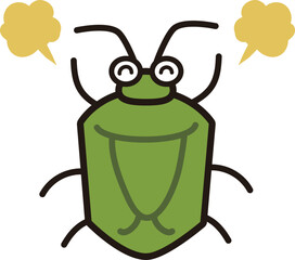 カメムシのイラスト