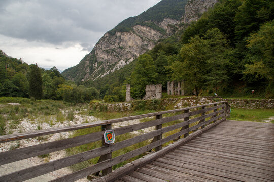 Valimpach,Torrente Centa,river Park Centa,Caldonazzo,Trento province,Trentino Alto Adige, northern Italy