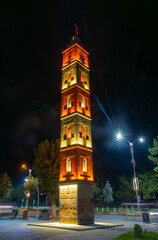 Naklejka premium Siirt city clock tower - Turkey