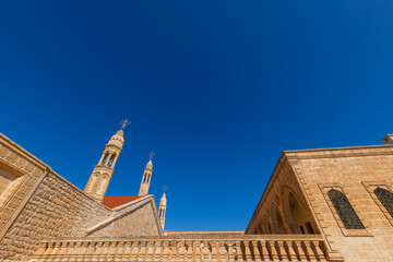 Mor Gabriel Monastery in Midyat, Mardin. Turkey. Mor Gabriel Monastery is the oldest surviving...