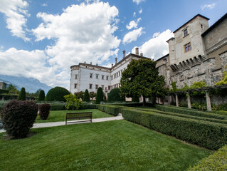 Fototapeta na wymiar Castello del Buonconsiglio in Trento, Italy.