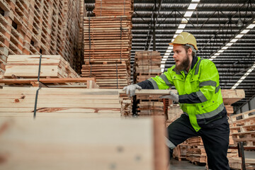 Determined woodworker measures, shapes, and balances wood with precision using hand and power tools