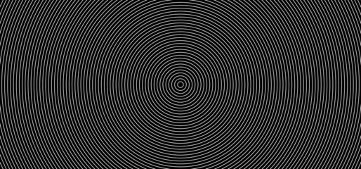 Fotobehang Hypnosis, hypnotic spiral line pattern. Circles patroon. Volute, spiral. Circle tunnel element. Psychedelic optical illusion. Concentric lines concept. Radial, spiral rays, wave. Circular, rotating. © MarkRademaker
