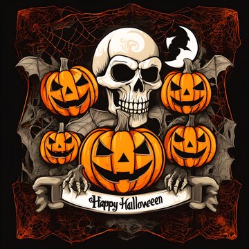 Vintage Halloween Scary Zombie (JPG 300Dpi 6400x6400)