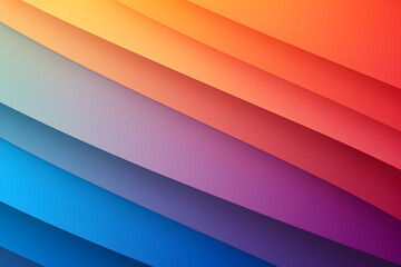 Diagonal gradient of vibrant colors from blue to orange