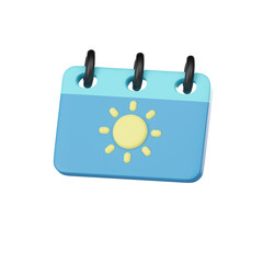 3D summer icons can be used in various digital and design contexts. They might appear as part of mobile app icons, website graphics, or in marketing materials for summer-related products or events