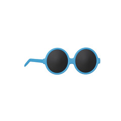 Sunglasses 3D summer icons can be used in various digital and design contexts. They might appear as part of mobile app icons, website graphics, or in marketing materials for summer-related products 