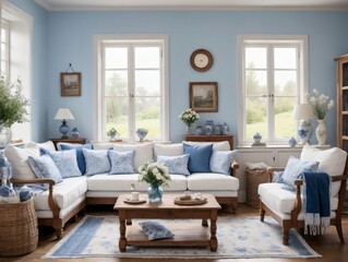 Fototapeta premium A White Couch