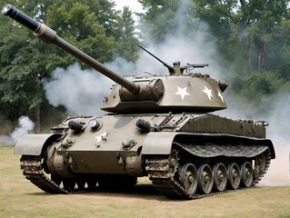 A Tank On The Ground