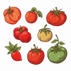 set of vegetables icon