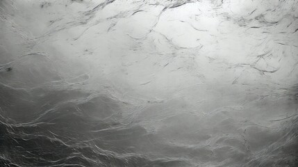 Obraz premium Close up of silver object, silver foil metallic wall, abstract texture background