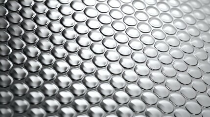 Close up of silver object, silver foil metallic wall, abstract texture background