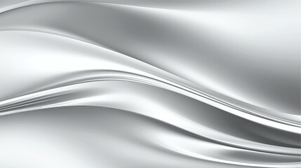 Obraz premium Close up of silver object, silver foil metallic wall, abstract texture background