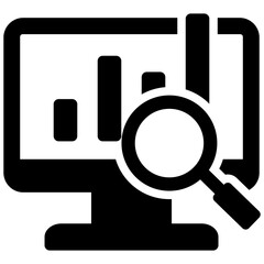 Analytics Glyph Icon