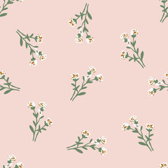 flower with retro design on background