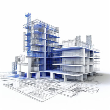 Buidling, BIM, Building Information Modeling, buidling construction, building visualization, generative ai