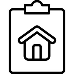 Clipboard Outline Icon