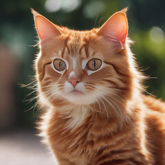 portrait of a cat Generated by Ai 