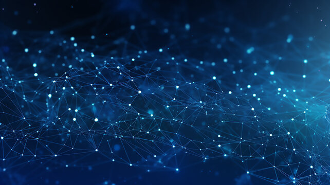 Technology blue background 