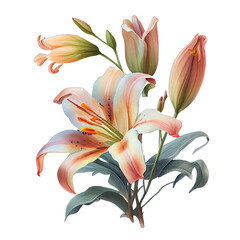 Lily Reverie: A Burst of Botanical Brilliance