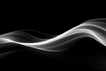 monochrome background with waves and lines elements with curve design for wallpaper or desktop illustration
