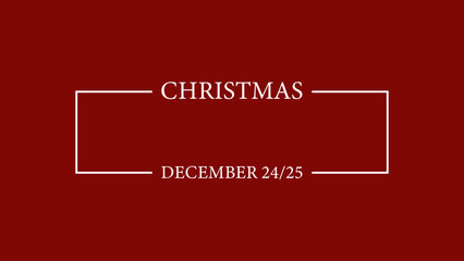 Obraz premium Christmas 24-25 is a beautiful and colorful illustration design 