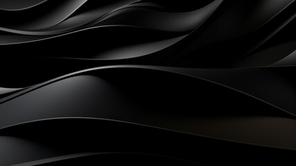 Abstract black background. Modern background. Generative AI