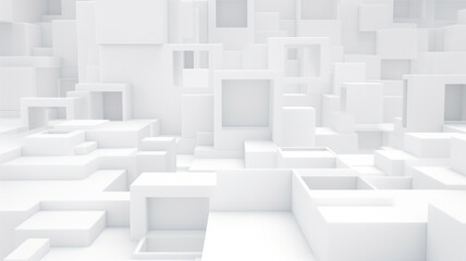 Abstract white background. Modern background concept. Generative AI