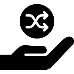 Change Management Glyph Icon