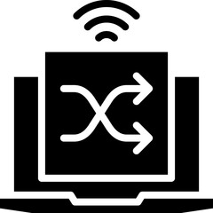 Laptop Glyph Icon