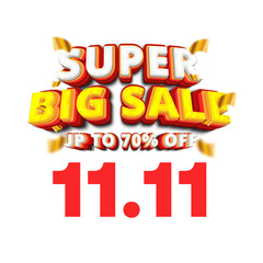 11.11 Super Big Sale