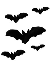 set of halloween bats