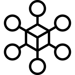 Network Outline Icon