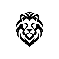 Lion Head Logo Vector Template Illustration Design