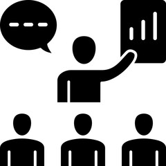 Presentation Glyph Icon