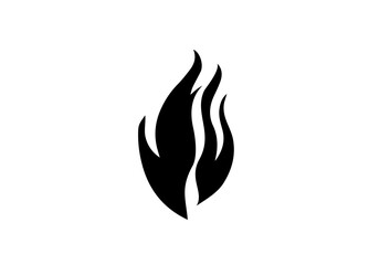 Fire Icon. Tattoo. Vector. Flame. Icon. Sign. Symbol. Flaming. Bonfire. Burning. Fiery. Flammable. Inferno. Hell. Heat. Afire.