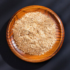 Food powder based on soy fiber with psyllium