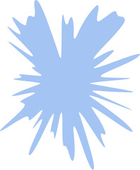 Abstract Starburst Blobs. Snowflake Christmas.