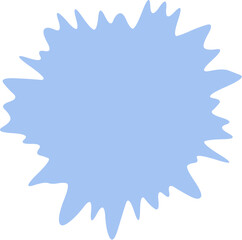 Abstract Starburst Blobs. Snowflake Christmas.