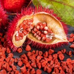 Organic achiote seeds - Bixa orellana