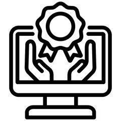 Brand Management Outline Icon